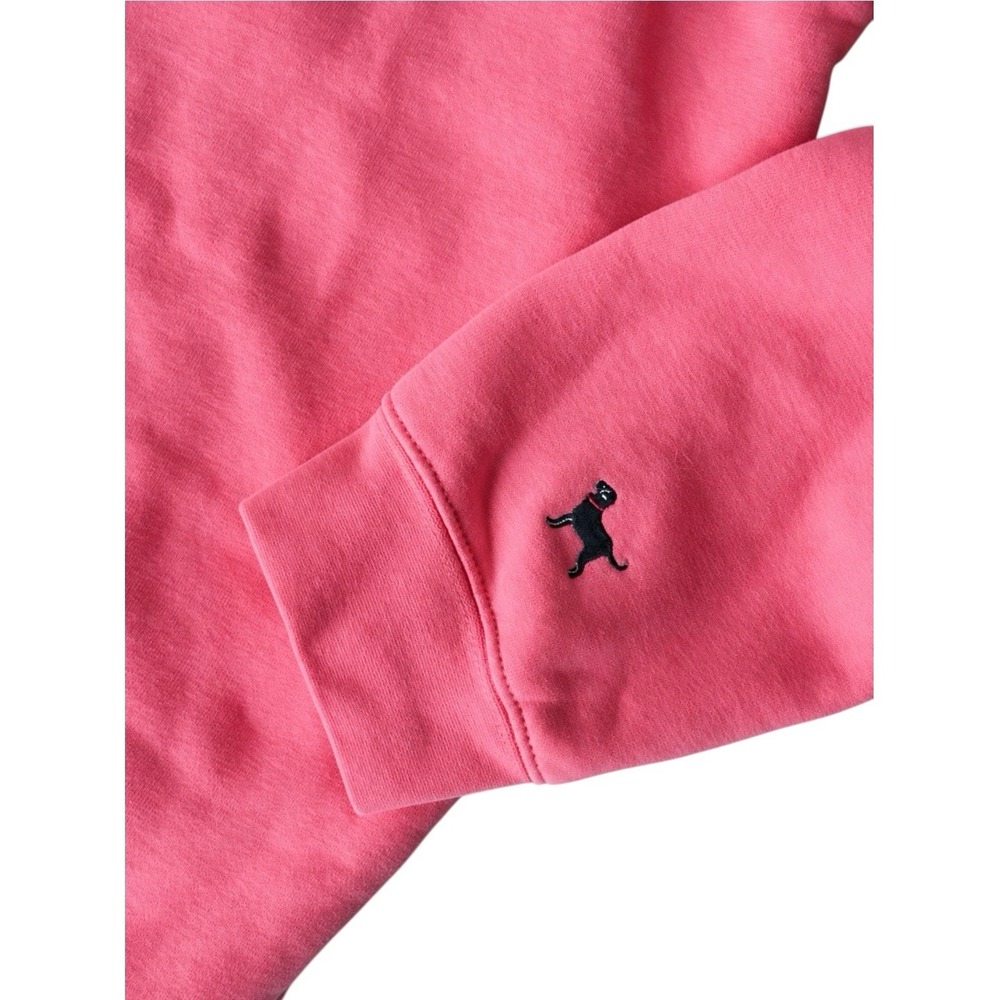 The Black Dog Women Sweatshirt XL Pink Mock Neck Pullover Legacy Heavyweight - Picture 4 of 9